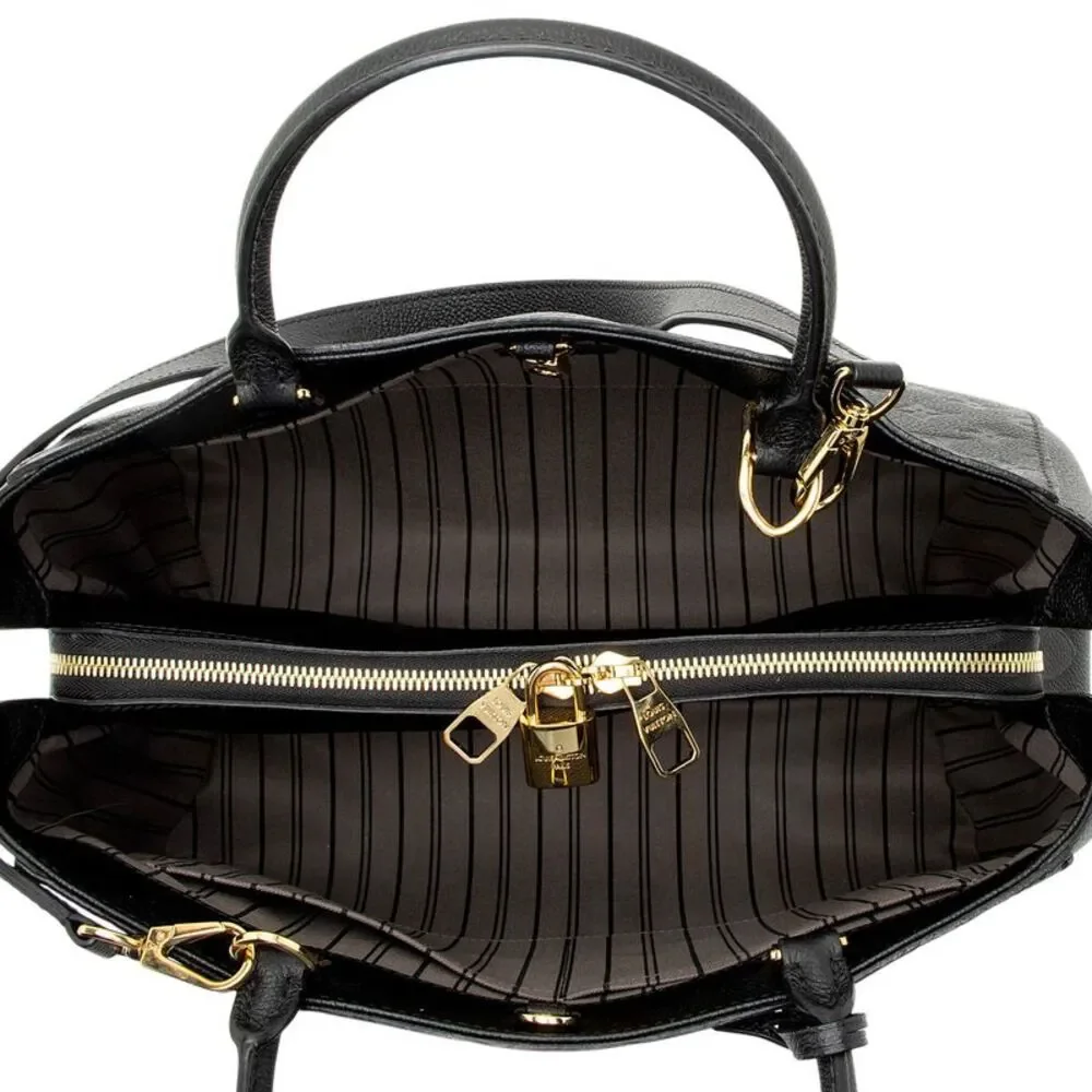 Louis Vuitton Monogram Empreinte Montaigne GM Satchel